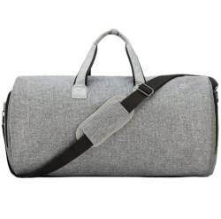 Reisetasche Sporttasche Handgepäck-Reisetasche Für Männer Und Frauen, 2-in-1-Hängekoffer, Anzug, Geschäftsreisetaschen Reisetasche Damen (Color : B, Size : 22 * 11 * 12in) von REIFOR