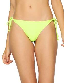 RELLECIGA Damen Bademode Bikinihose Tanga-Unterteil mit Schnürchen Neon Grün XS/S von RELLECIGA