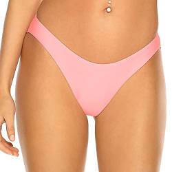 RELLECIGA Damen Bademode Bikinihose Unterteil Brazilian Cut Bikini Bottom Baby Pink M von RELLECIGA