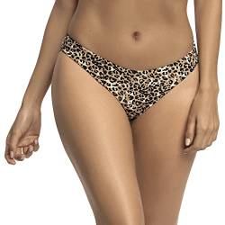 RELLECIGA Damen Bademode Bikinihose Unterteil Brazilian Cut Bikini Bottom Leopard L von RELLECIGA