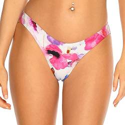 RELLECIGA Damen Bademode Bikinihose Unterteil Brazilian Cut Bikini Bottom Poppy S von RELLECIGA