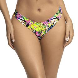 RELLECIGA Damen Bademode Bikinihose Unterteil Brazilian Cut Bottom Jungle M von RELLECIGA