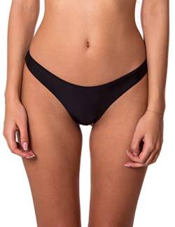 RELLECIGA Damen Bademode Bikinihose Unterteil Brazilian Cut Bottom Schwarz L von RELLECIGA