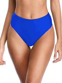 RELLECIGA Damen-Bikinihose mit hohem Schnitt, Königsblau, XX-Large von RELLECIGA