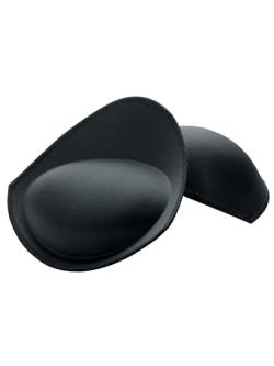 RELLECIGA Damen Push Up BH Einlagen Brustvergrößerer Cups Abnehmbare Sport BH Cups Einsätze, Schwarz, Medium von RELLECIGA