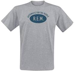 REM Automatic for The People T-Shirt grau meliert XL von REM