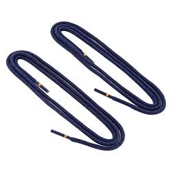 REMA 1 Paar Schnürsenkel - rund - dünn - Ø 2,5 mm Längen (120 cm, Marineblau) von REMA