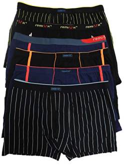 REMIXX 6 Stück 3XL 4XL 5XL 6XL Herren Übergröße Boxershorts (4XL) von REMIXX