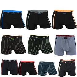 REMIXX Jungen Boxershorts Kids Pants Boys Shorts, 10er Pack (Gemischte, L/140-146) von REMIXX