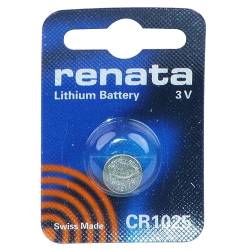 RENATA Lithium-Knopfzelle CR1025 Blisterverpackung von RENATA