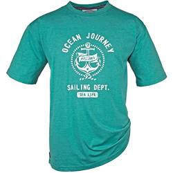 Brigg Sailing Herren T-Shirt Übergrößen, Grün, 8XL von RENNER XXL
