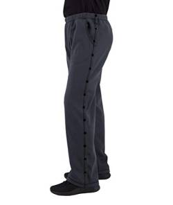 Post Surgery Tearaway Pants - Herren - Damen - Unisex Größen, grau, Groß von RENOVA MEDICAL WEAR