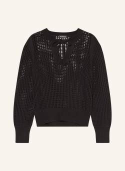 Repeat Pullover schwarz von REPEAT