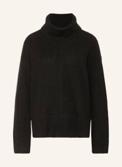 Repeat Rollkragenpullover schwarz von REPEAT