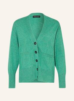 Repeat Strickjacke Aus Cashmere Und Seide gruen von REPEAT