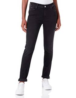 Replay Damen Jeans Luzien Skinny-Fit Hyperflex Hyper Cloud mit Stretch, Schwarz (Black 098), 28W / 32L von REPLAY