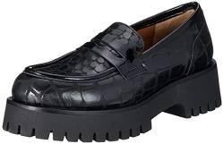 REPO Damen Mocassino Bootsschuh, Nero, 37/37.5 EU von REPO