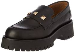 REPO Damen Mocassino Bootsschuh, Nero, 41/41.5 EU von REPO