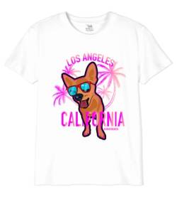 Republic Of California Mädchen Girepczts051 T-Shirt, weiß, 12 Jahre von REPUBLIC OF CALIFORNIA