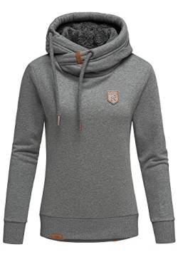 REPUBLIX Damen Kapuzenpullover Sweatjacke Pullover Hoodie Sweatshirt RD-002 Anthrazit M von REPUBLIX