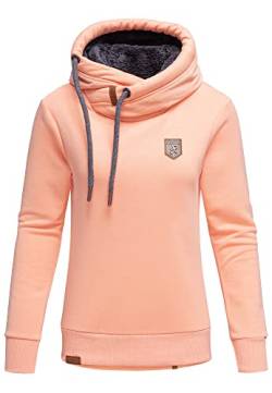 REPUBLIX Damen Kapuzenpullover Sweatjacke Pullover Hoodie Sweatshirt RD-002 Corall M von REPUBLIX