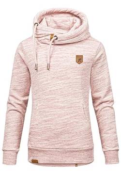 REPUBLIX Damen Kapuzenpullover Sweatjacke Pullover Hoodie Sweatshirt RD-014 Bordeaux S von REPUBLIX