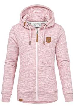 REPUBLIX Damen Sweatjacke Hoodie Sweatshirt Pullover Zipper Jacke RD-020 Bordeaux M von REPUBLIX