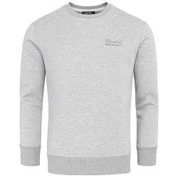 REPUBLIX Herren Basic College Sweatshirt Pullover Sweatjacke Hoodie R-0060 Hellgrau L von REPUBLIX