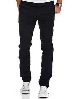 REPUBLIX Herren Regular Slim Stretch Chino Hose Fit R7009 Navyblau W29/L30 von REPUBLIX