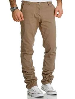 REPUBLIX Herren Regular Slim Stretch Chino Hose Fit R7019 Beige W29/L32 von REPUBLIX