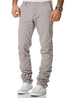 REPUBLIX Herren Regular Slim Stretch Chino Hose Fit R7019 Hellgrau W29/L32 von REPUBLIX