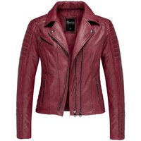 REPUBLIX Lederjacke XIMENA Echtleder Damen Biker Zipper Jacke von REPUBLIX