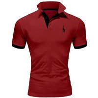 REPUBLIX Poloshirt JOSEPH Herren Basic Kurzarm Kontrast Polo Hemd von REPUBLIX