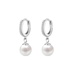 REQAG 1 Paar Perlenohrringe Damen Set Perlenohrringe Baumeln Damen Mädchen Schmuck Geschenke von REQAG