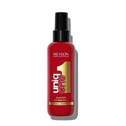 REVLON PROFESSIONAL UniqOne Hair Treatment Classic, 150 ml, Sprühkur für mehr Volumen, Geschmeidigkeit & bessere Kämmbarkeit, Haarpflege ohne Ausspülen, Spray hilft Spliss vorzubeugen von REVLON PROFESSIONAL