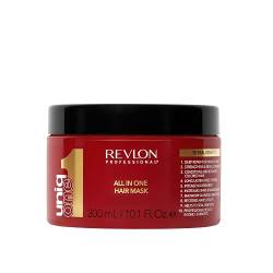 REVLON PROFESSIONAL UniqOne Mask, 300 ml, reparierende Haarkur, Haarmaske für tiefgreifende Reparatur & unglaublichen Glanz, Kur spendet Feuchtigkeit, ohne zu beschweren, mit Anti-Frizz Effekt von REVLON PROFESSIONAL