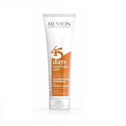 REVLONISSIMO 45 Days Total Color Care – Conditioning Shampoo "INTENSE COPPERS", 275 ml, Farbschutzshampoo für kupferfarbenes Haar & intensive Farbe, Pflegeshampoo für mehr Farbintensität von REVLON PROFESSIONAL