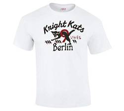 Knight Kats Berlin Vintage Luftwaffe Pilots Motorcycle Club T-Shirt Sizes S-5XL von REW