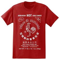 Sriracha Hot Chili Sauce Irwindale Red Men's T-Shirt New von REW