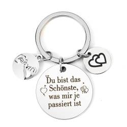 RGHSZ Pärchen Schlüsselanhänger,Geschenke für Freundin,Besondere Valentinstag Schlüsselanhänger Geschenk,Geschenke Zum Valentinstag,Geschenke Zum Valentinstag für Ihn,Geschenke für Paare Weihnachten von RGHSZ