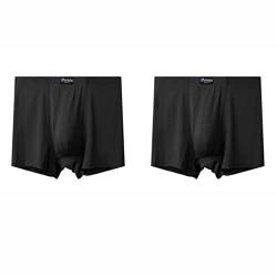 RHNTGD Boxershorts Herren Große Größe 4 Stücke Große Größe Unterwäsche Für Männer Plus Höschen Boxer Oversize Unterhosen Große Unterwäsche Lose Shorts 10Xl 12Xl 6XL 8Xl-2Pcs Black,10Xl Weight 150Kg von RHNTGD