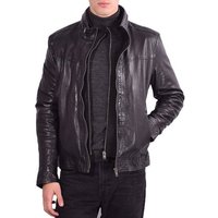 RICANO Lederjacke Kai Inklusive abtrennbarem Textileinsatz, hochwertiges Lamm Leder von RICANO