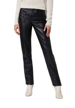 RICANO Low Cut - Damen Lederhose (Slim Fit/Low Waist) - echtes (Premium) Lamm Leder (Schwarz, M) von RICANO