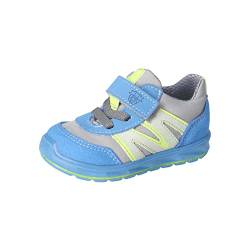 RICOSTA Baby Jungen Low-Top Sneaker Lenny,Kinder Lauflernschuhe,WMS:Weit,lose Einlage,waschbar,vegan,Sportschuhe,Turnschuhe,Azur/grau (150),24 EU von RICOSTA