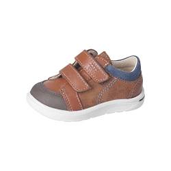 RICOSTA Baby Jungen Low-Top Sneaker Timmy,Kinder Lauflernschuhe,WMS:Mittel,lose Einlage,Turnschuhe,Laufschuhe,Klettschuhe,Cognac/Reef (270),23 EU von RICOSTA