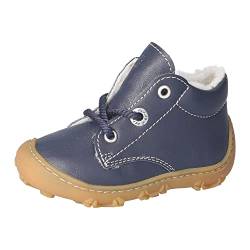 RICOSTA Baby Jungen Winterstiefel Colin,Kinder Lauflernschuhe,WMS:Weit,Barfuß-Schuh,gefüttert,wasserdicht,Winterboots,Stiefel,Nautic (180),20 EU von RICOSTA