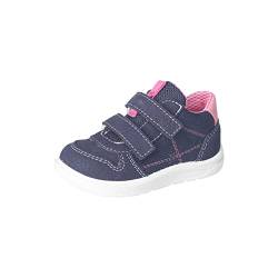 RICOSTA Baby Mädchen Low-Top Sneaker SAM,Kinder Lauflernschuhe,WMS:Mittel,lose Einlage,Halbschuhe,straßenschuhe,Turnschuhe,Ozean/rosa (181),24 EU von RICOSTA