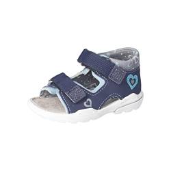 RICOSTA Baby Mädchen Sandalen KITTIE,Kinder Lauflernschuhe,WMS:Mittel,klettverschluss,sommerschuhe,freizeitschuhe,nautic/turquoise (170),22 EU von RICOSTA