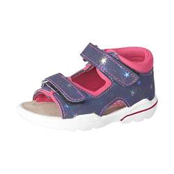 RICOSTA Baby Mädchen Sandalen TITU,Kinder Lauflernschuhe,WMS:Mittel,waschbar,Freizeitschuhe,offene Schuhe,Strandschuhe,Nautic/pink (170),23 EU von RICOSTA