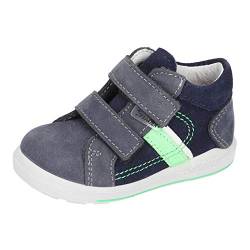 RICOSTA Jungen Lauflern Schuhe LAIF von Pepino, Weite: Mittel (WMS),wasserfest, Halbschuh Klettverschluss flexibel leicht,Nautic,24 EU / 7 Child UK von RICOSTA